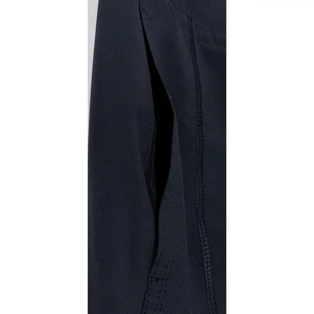 Title Nine Anti-Run-7" Womens Shorts XS Black Pockets Elastic Waist Drawstring - Picture 6 of 13